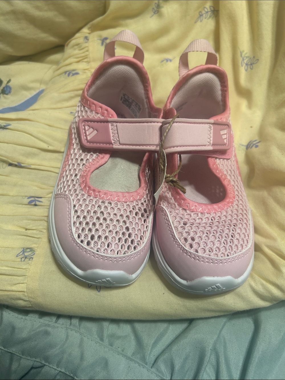 adidas Kids' Pink Water Mary Jane Shoes